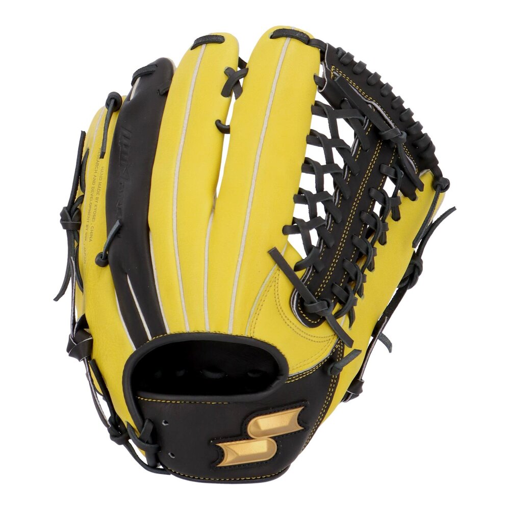 エスエスケイ 一般軟式グローブ 外野手用 ウインドリーム 右投げ LYタン×ブラック 軟式野球 WCG17525-3090-L|野球ZONE