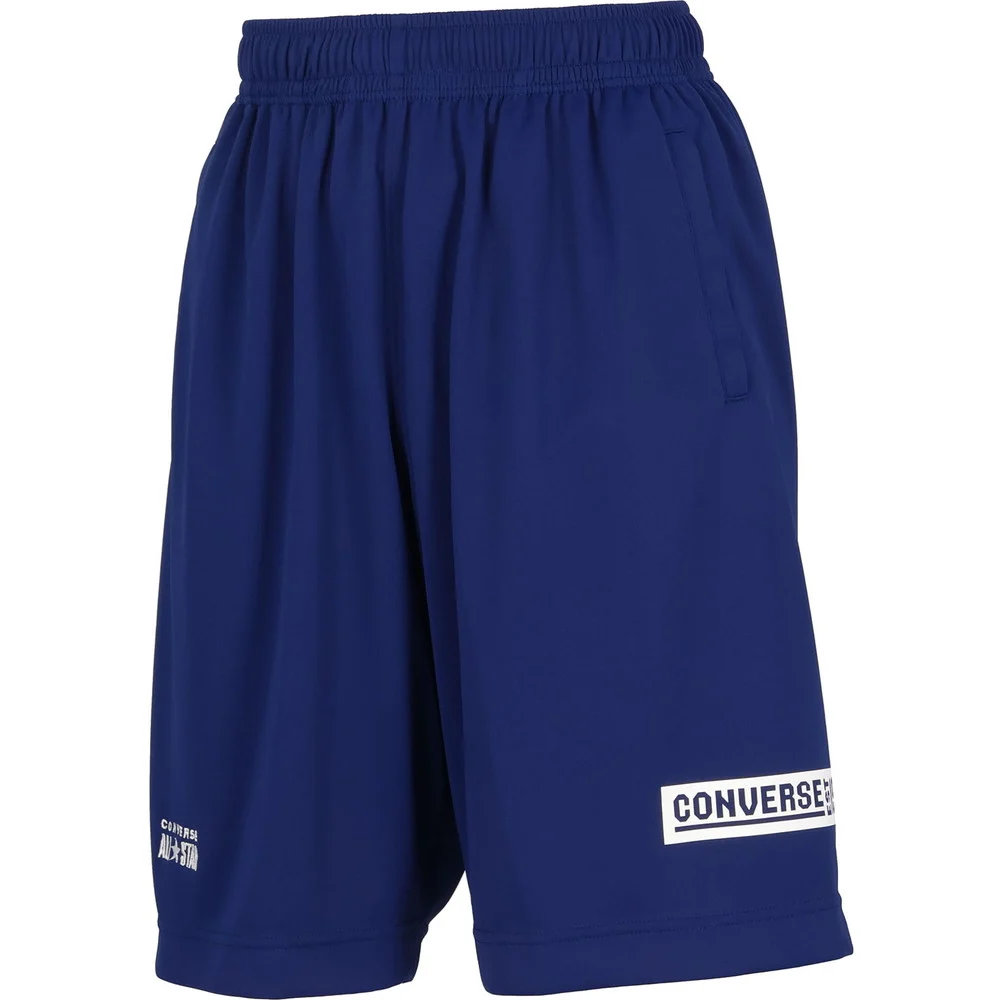 コンバース プラクティスパンツ ジュニア バスケットボール 吸汗 速乾 ハーフパンツ C.ネイビー CB451854-2800|トレーニングウエアZONE