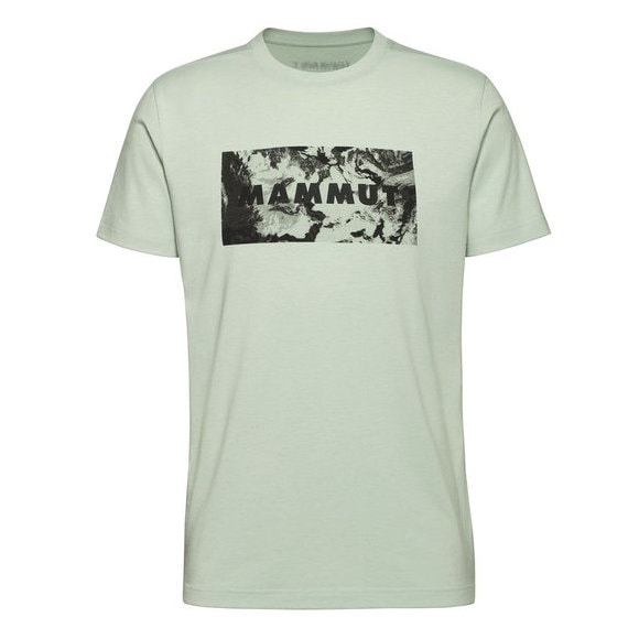 マムート Tシャツ 半袖 メンズ トロバット Tシャツ アジアンフィット ロゴ silver sage 1017-06440-1288