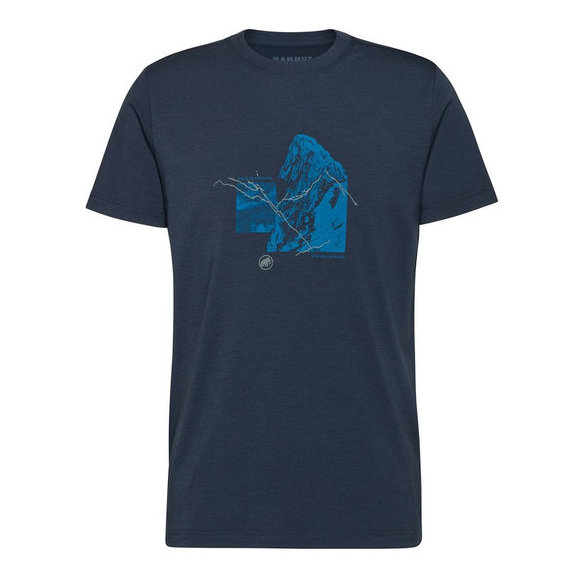 マムート Tシャツ 半袖 メンズ マウンテン Tシャツ 4208m marine 1017-06500-5118