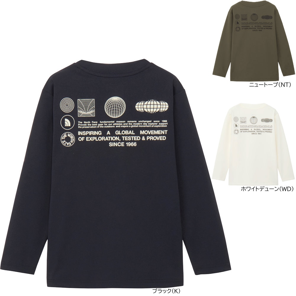 ザ・ノース・フェイス キッズ Tシャツ 長袖 UVカット 水陸両用 ロングスリーブサンシェードティー NTJ12565|アウトドアZONE