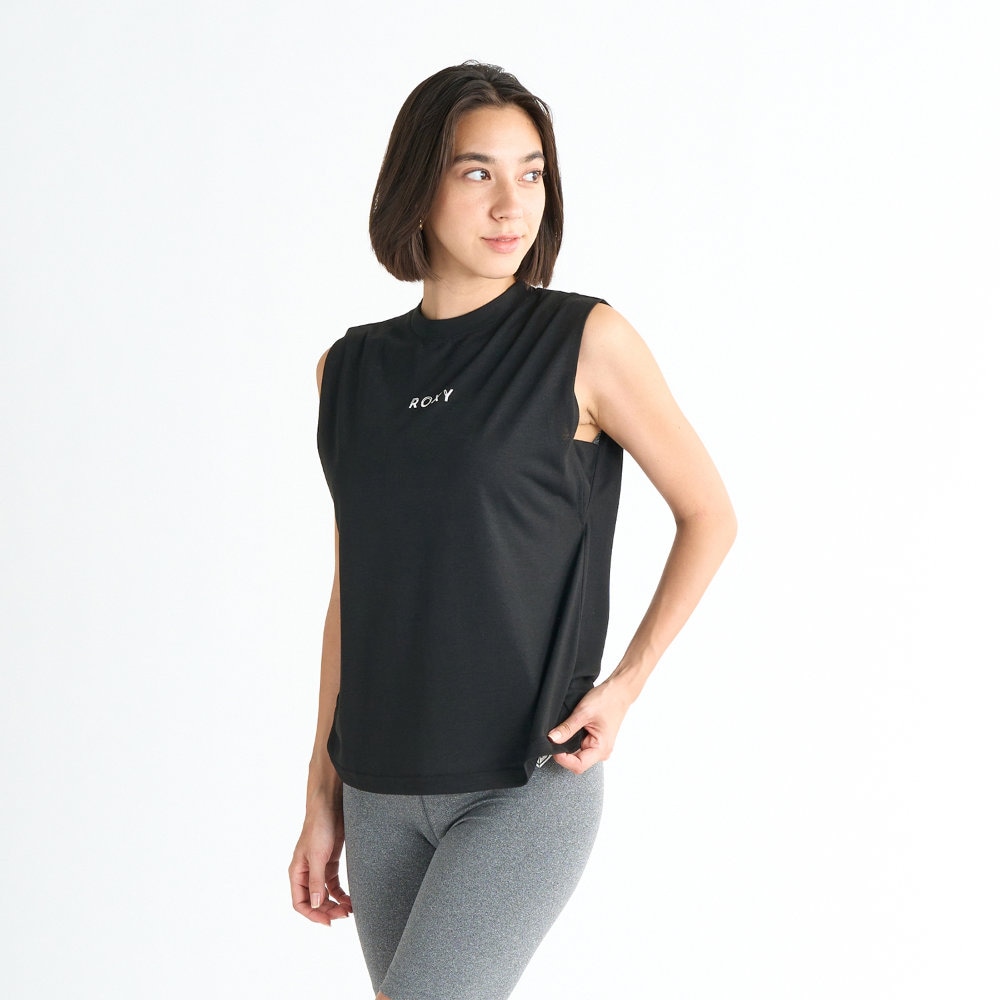ロキシー ノースリーブ トップス レディース ブラック Roxy SWAY IN THE MORNING RST252555-BLK