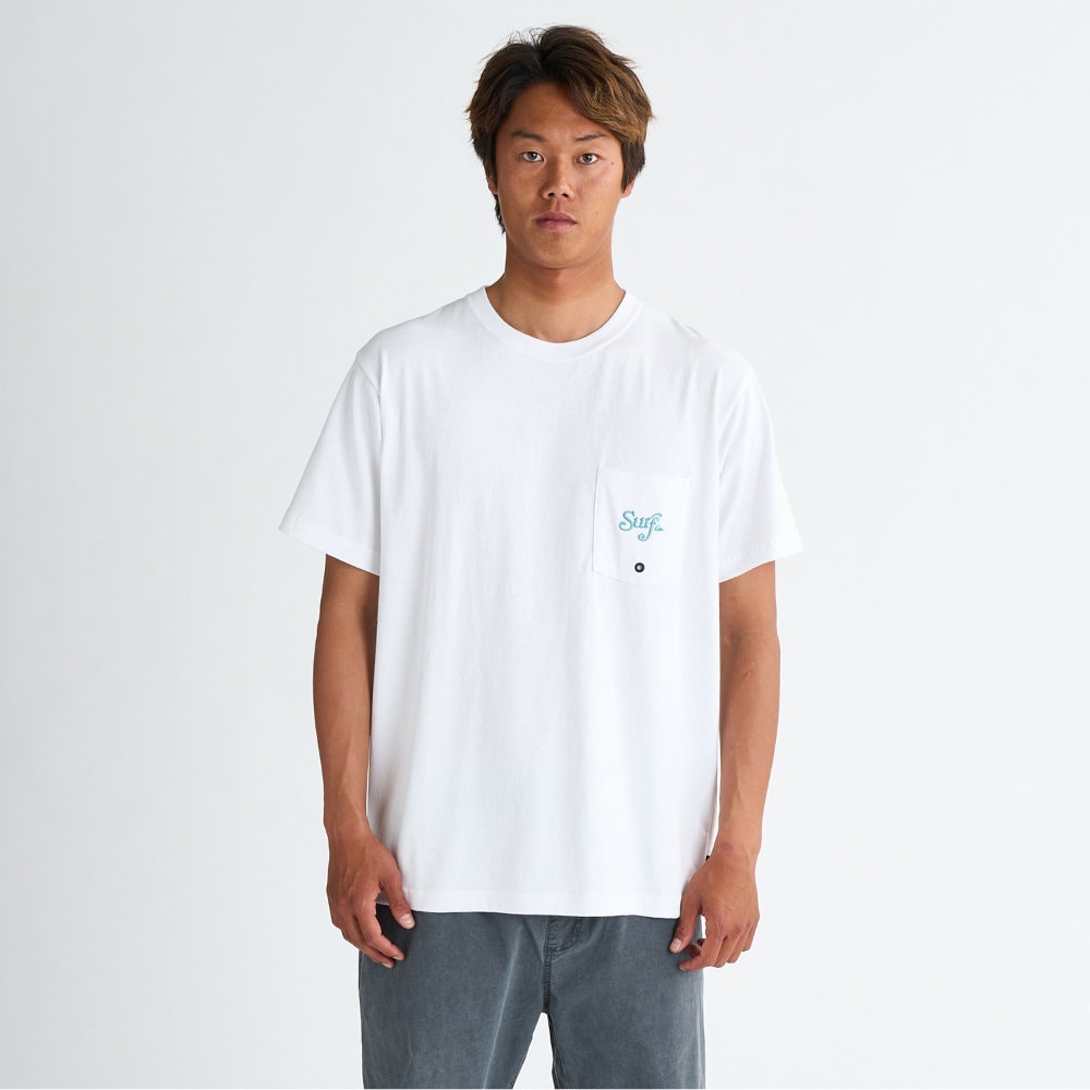 �����å�����С� T����� ��� Ⱦµ �ۥ磻�� Quiksilver QSD SURF ST QST251013-WHT
