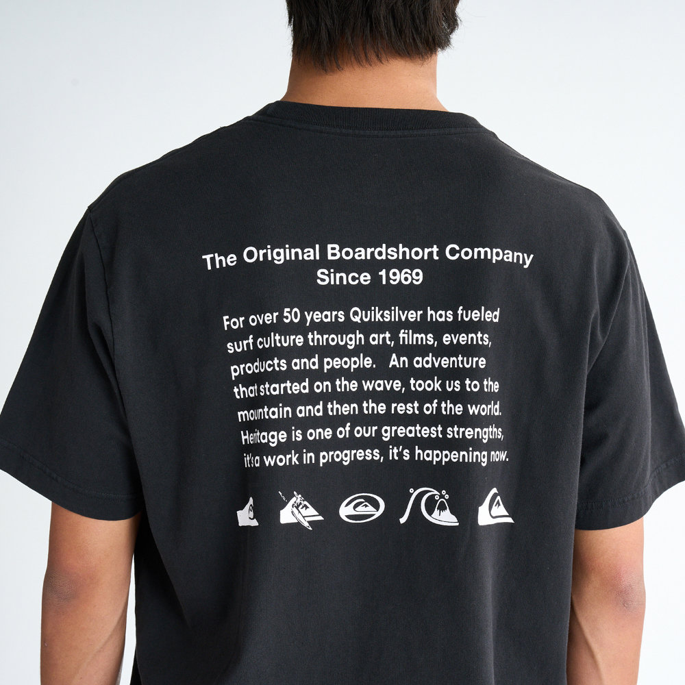 QUIKSILVER Tシャツ QUIKSILVER クイックシルバー 半袖 Tシャツ メンズ ポケットT バック