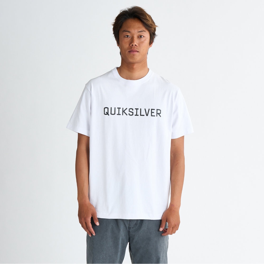 �����å�����С� T����� ��� Ⱦµ �ۥ磻�� Quiksilver DNA BIG CLICKER ST QST251015-WHT