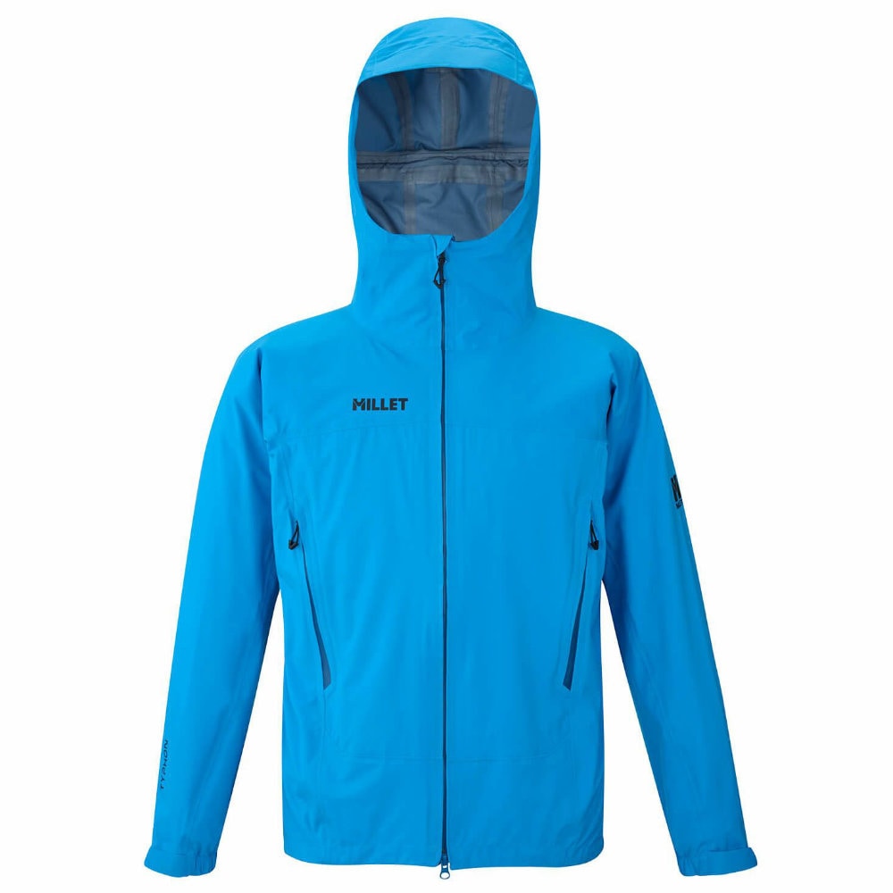 ミレー ティフォン ストレッチ ジャケット メンズ メチルブルー レインジャケット MIV03168-N5439|アウトドアZONE