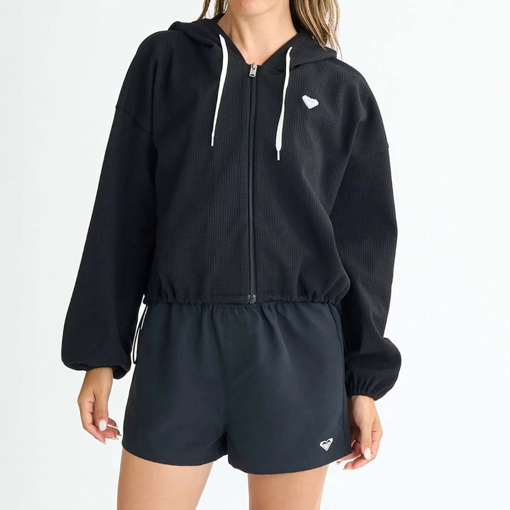 ROXY ロキシー ラッシュガード ラッシュパーカー レディース Roxy SEASIDE BLUE RLY251049-BLK|スイム&マリンZONE