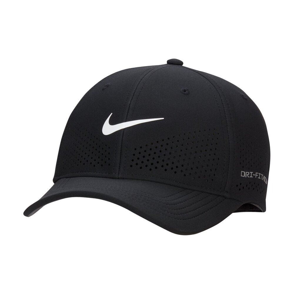 ナイキ キャップ Dri-FIT ADV ライズ ストラクチャード スウッシュフレックス キャップ メンズ レディース ブラック FB5633-010|キャップZONE
