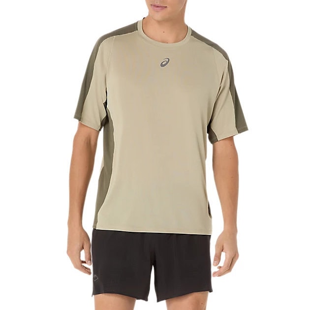 アシックス FUJITRAIL ELITE 半袖シャツ メンズ フジトレイル トレイルランニング ウェア Tシャツ 2011D264-300|トレーニングウエアZONE