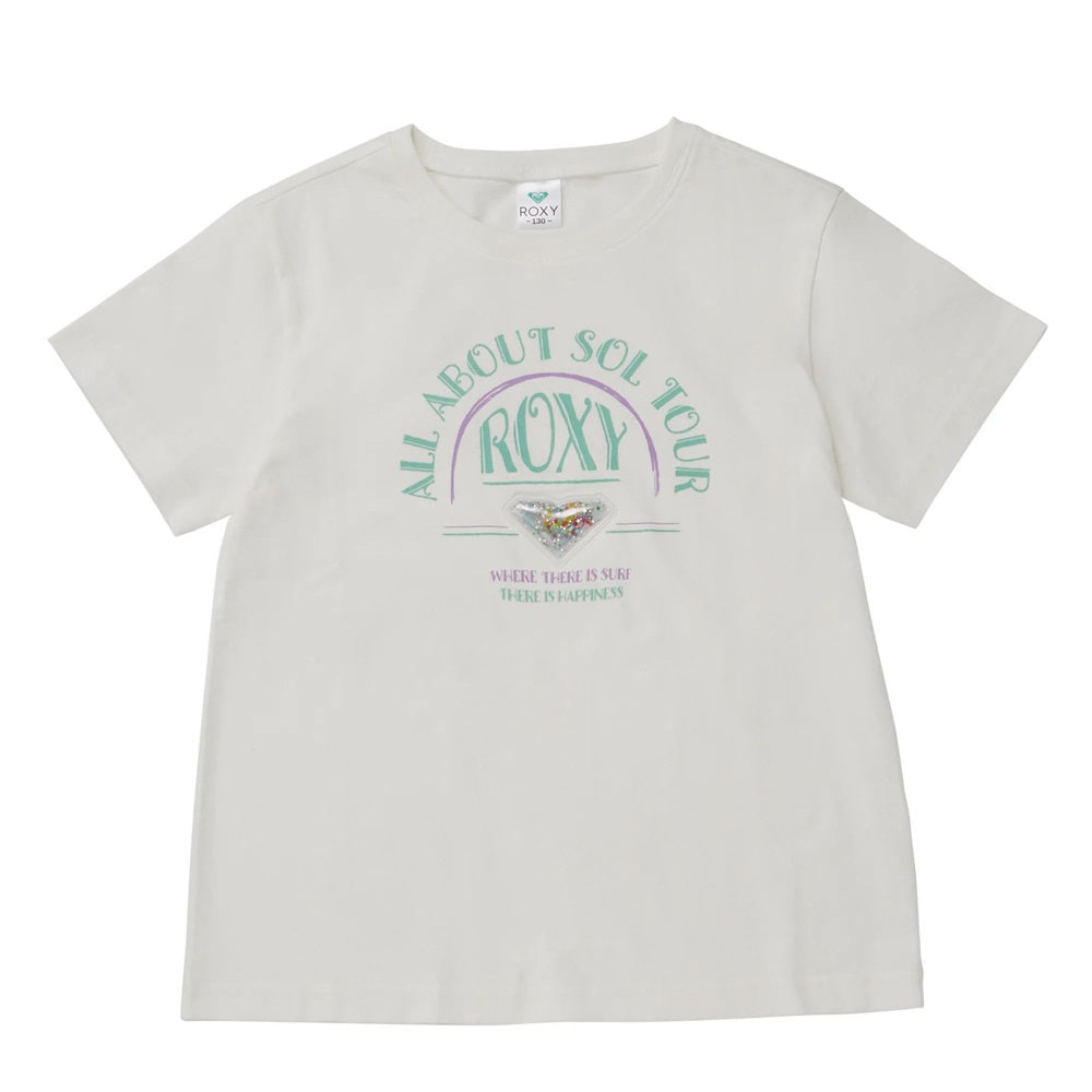 �������� ���å� �Ҷ��� ȾµT����� ���ѥ󥳡��� Roxy MINI CHIQUITITA TST241118-WHT