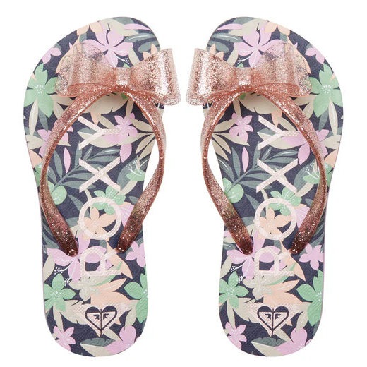 ロキシー キッズ 子供用 ビーチサンダル 花柄 Roxy RG LULU IV TSD241255-ZPB|シューズZONE