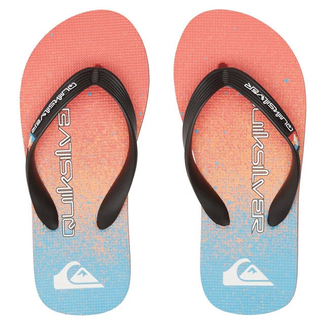 クイックシルバー キッズ ビーチサンダル MOLOKAI ART II YOUTH AQBL100596-XBBN|シューズZONE