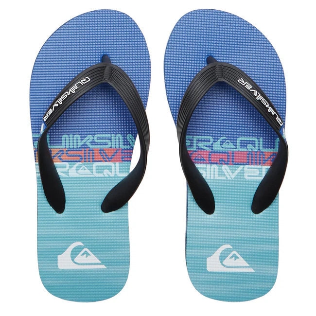 クイックシルバー キッズ ビーチサンダル MOLOKAI ART II YOUTH AQBL100596-XKBB|シューズZONE