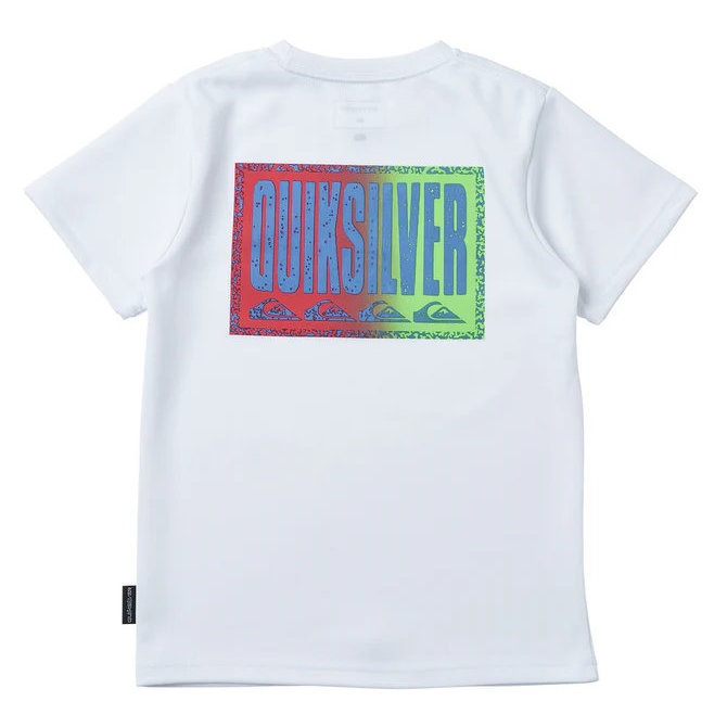 クイックシルバー キッズ ラッシュガード 半袖 LONG FADE SS YOUTH KLY241002-WHT|スイム&マリンZONE