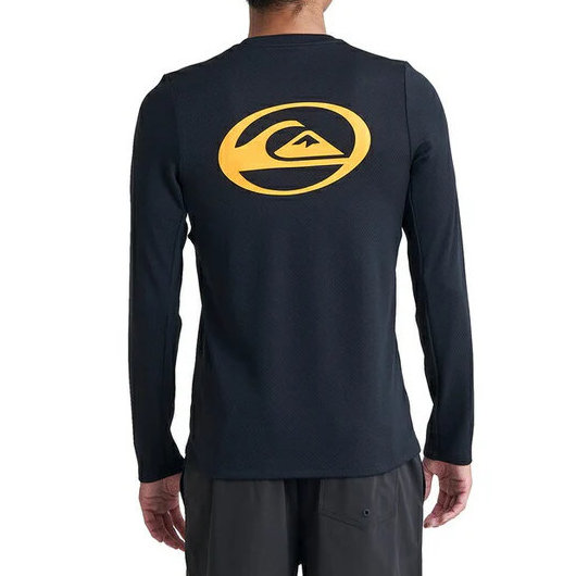 クイックシルバー ラッシュガード メンズ 長袖 SATURN SOFT LS QLY242031-BLK|スイム&マリンZONE