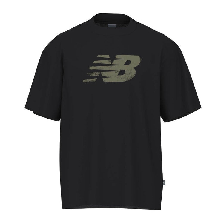 ニューバランス Tシャツ メンズ 半袖 ショートスリーブTシャツ ブラック AMT53171-BK|トレーニングウエアZONE