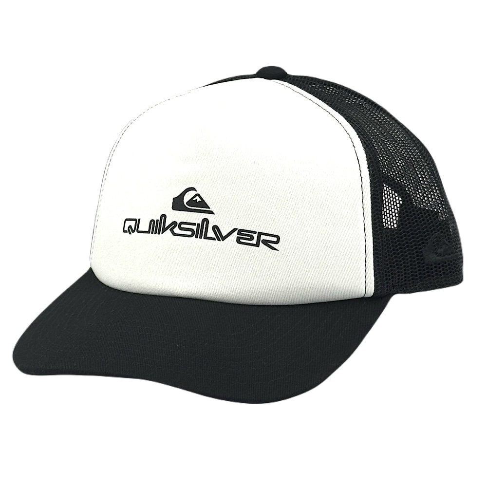 クイックシルバー メッシュキャップ 帽子 DOUBLE LOGO CAP QCP252303-BLK