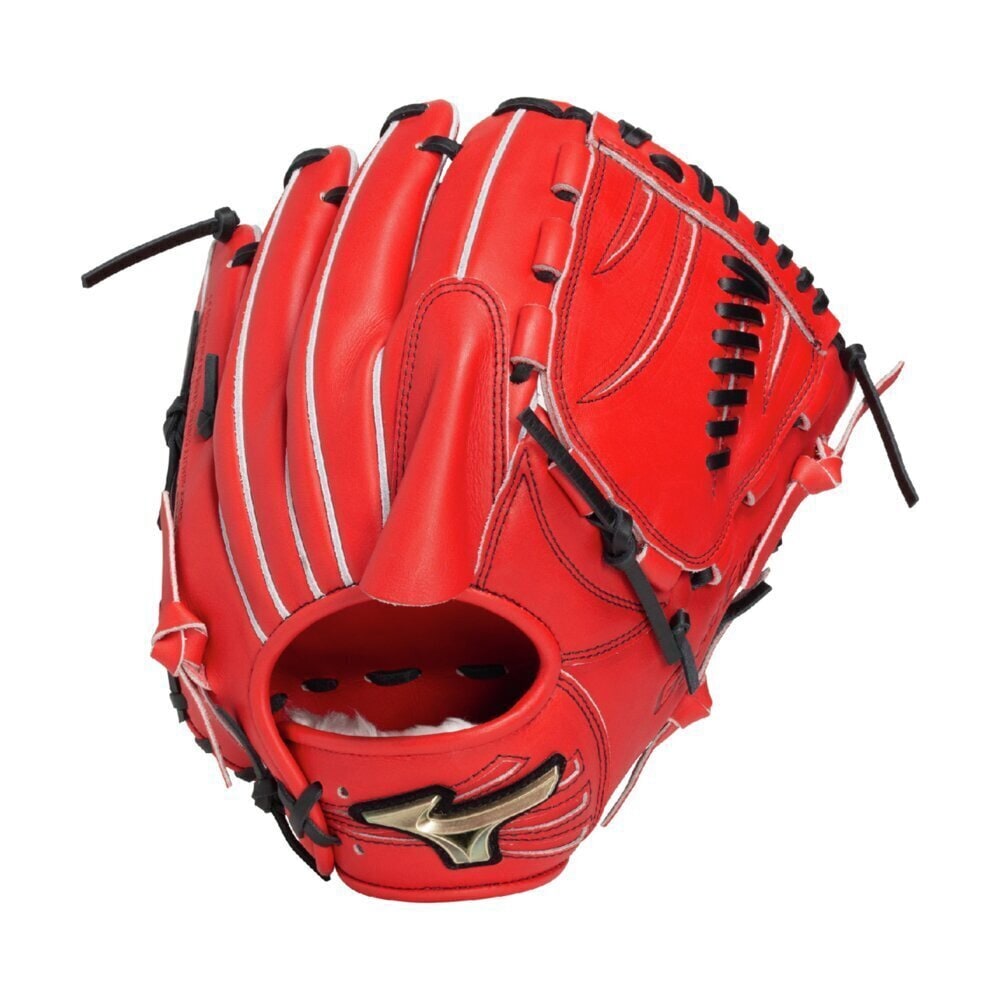 2025年秋冬 新作 ミズノ 一般軟式グローブ グローバルエリート 投手用 右投げ 軟式野球 ラディッシュ×ブラック 1AJGR33401-7009|野球ZONE