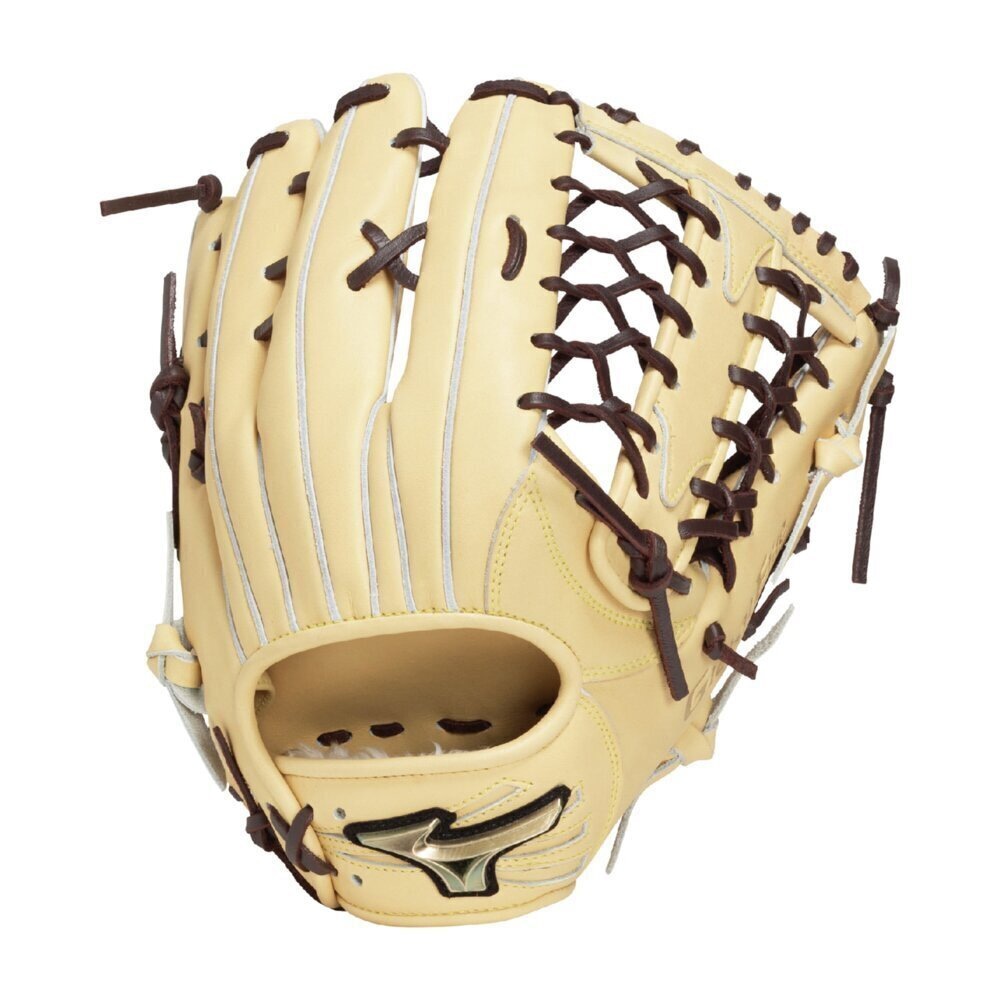 2025年秋冬 新作 ミズノ 一般軟式グローブ グローバルエリート 外野手用 右投げ 軟式野球 ブロンド×ブラウン Hselection SIGNA 1AJGR33407-8057|野球ZONE