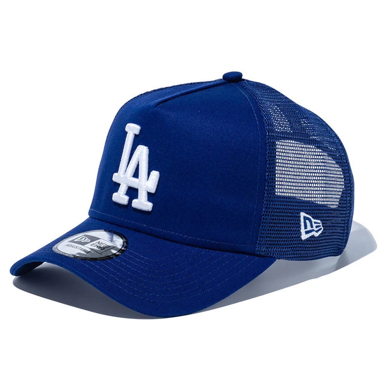NEW ERA ニューエラ メッシュキャップ 9FORTY A-Frame トラッカー ロサンゼルス・ドジャース ダークロイヤル×ホワイト 14524997|キャップZONE