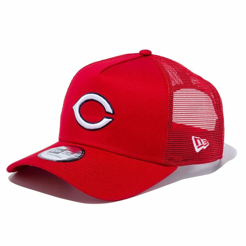 NEW ERA ニューエラ メッシュキャップ 9FORTY A-Frame トラッカー 広島東洋カープ スカーレット 14524979|キャップZONE