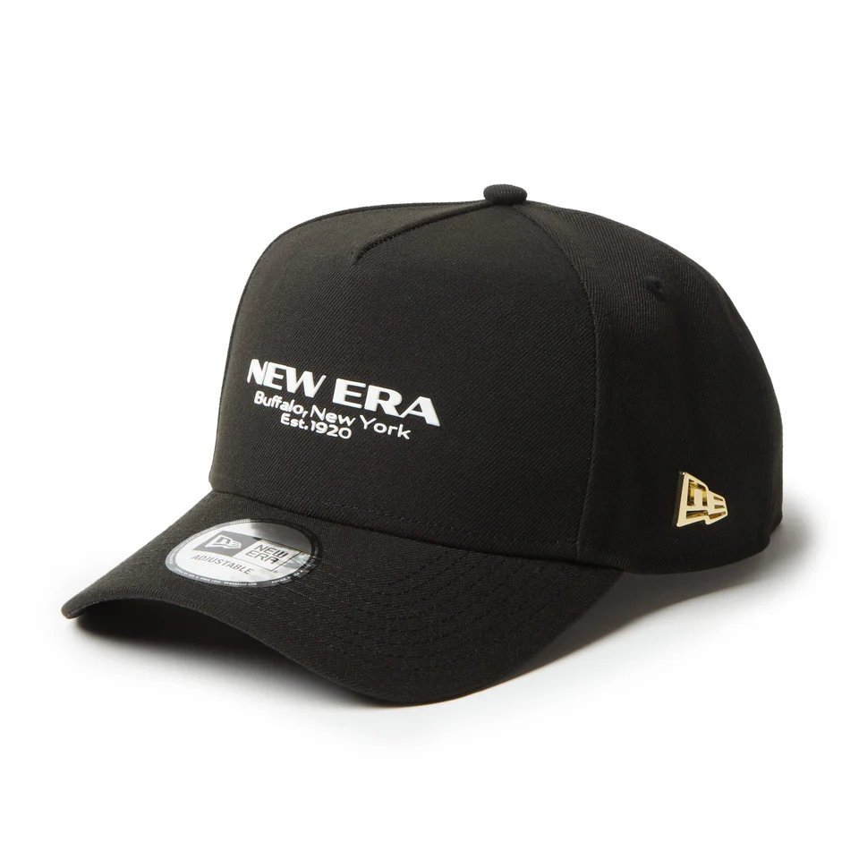 NEW ERA ニューエラ キャップ 9FORTY A-Frame TPU Logo Metal Flag ブラック 14667869|キャップZONE