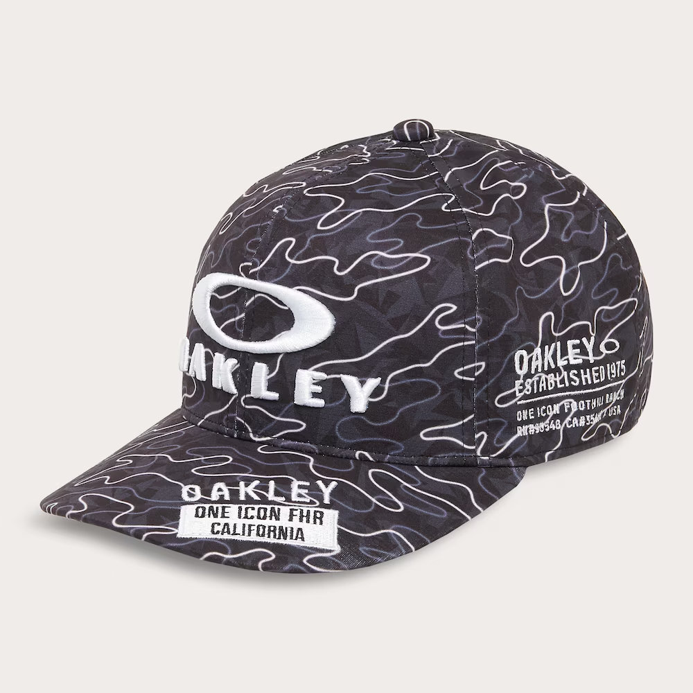 オークリー キャップ Fixed Cap 25.0 ブラックプリント FOS902019-00G|キャップZONE