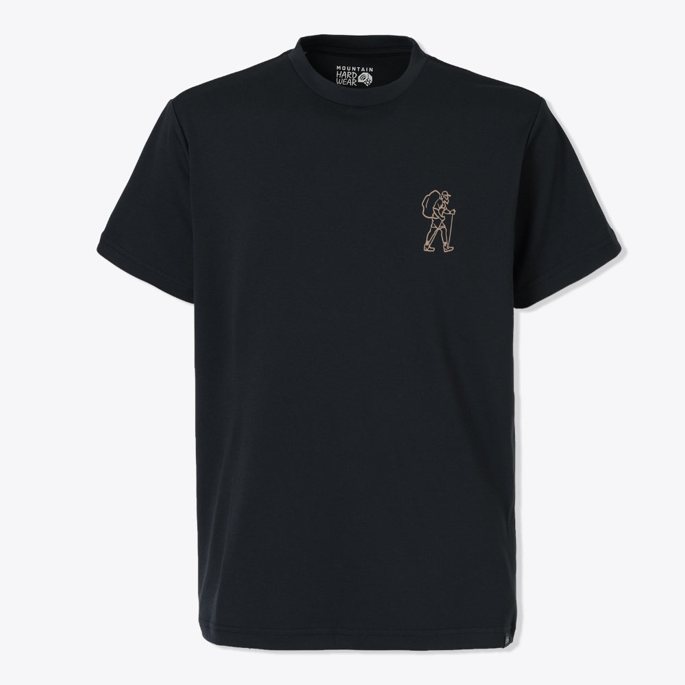 マウンテンハードウェア Tシャツ メンズ 半袖 ハードウェアリビンショートスリーブT ブラック アジアンフィット OE1553-010