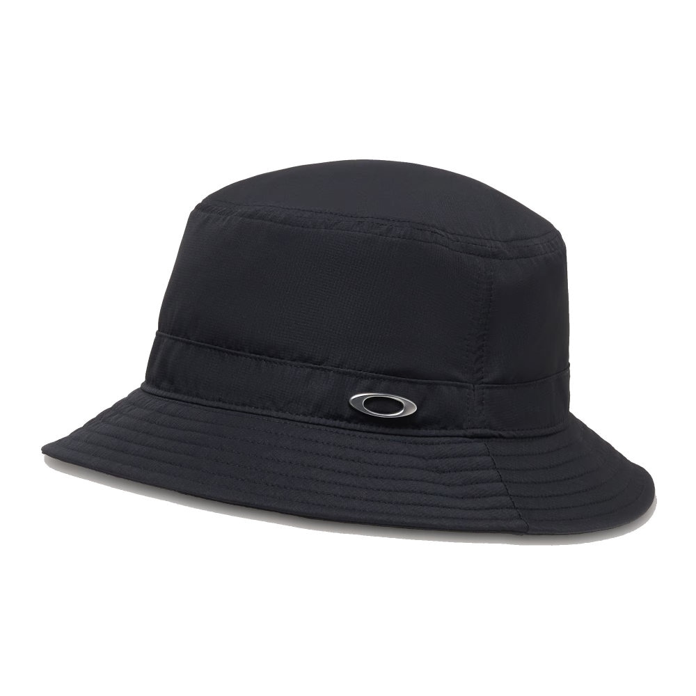 オークリー バケットハット ジェットブラック OAKLEY Essential Metal Hat FA 25.0 FOS902198-01K|キャップZONE