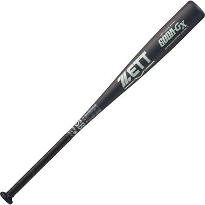 ゼット 一般軟式バット ゴーダ GX 軟式野球 ミドルバランス 83cm ブラック/Sシルバー BAT37523C-1922|野球ZONE