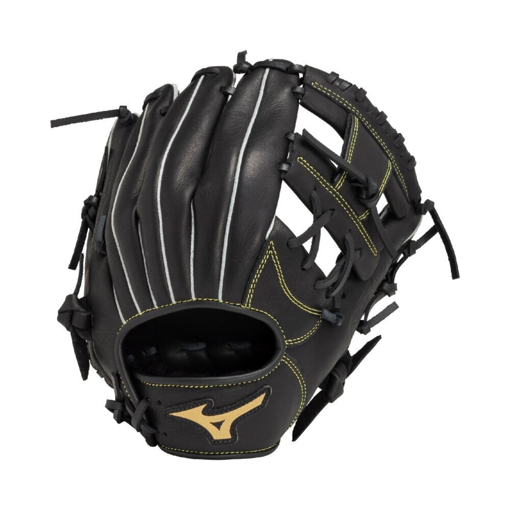 ミズノ　軟式グローブ ブラック 2025年秋冬 新作 ミズノ 一般軟式グローブ オールラウンド用 右
