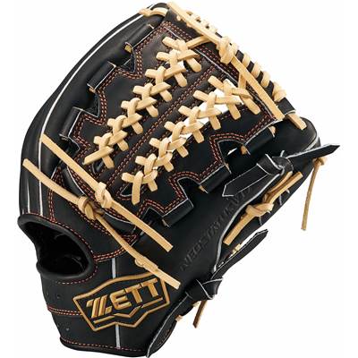 ゼット 硬式グローブ ネオステイタス VL 内野オールラウンド用 右投げ 硬式野球 ブラック/パステルブラウン BPGB12430N-1932-LH|野球ZONE