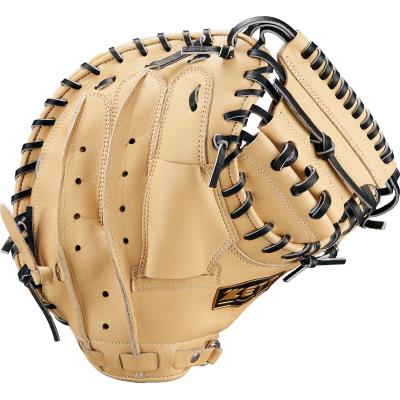 ゼット 一般軟式用 キャッチャーミット ウイニングロード 右投げ 軟式野球 パステルブラウン/ブラック BRCB33512F-3219-LH|野球ZONE