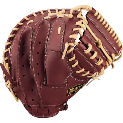 ゼット 一般軟式用 キャッチャーミット ウイニングロード 右投げ 軟式野球 チョコブラウン/パステルブラウン BRCB33512F-3732A-LH|野球ZONE