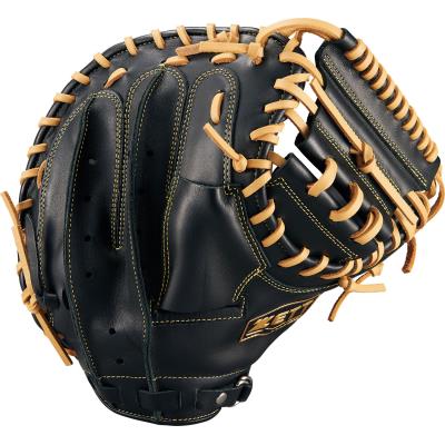 ゼット 一般軟式用 キャッチャーミット ソフトステア 右投げ 軟式野球 ブラック/パステルブラウン BRCB35512F-1932-LH|野球ZONE