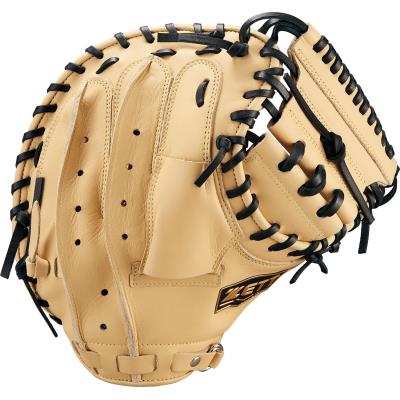 ゼット 一般軟式用 キャッチャーミット ソフトステア 右投げ 軟式野球 パステルブラウン/ブラック BRCB35512F-3219-LH|野球ZONE
