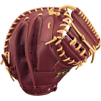 ゼット 一般軟式用 キャッチャーミット ソフトステア 右投げ 軟式野球 ボルドーブラウン/パステルブラウン BRCB35512F-4032-LH|野球ZONE