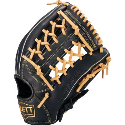 ゼット 一般軟式グラブ オールラウンド用 ソフトステア 右投げ 軟式野球グローブ ブラック/パステルブラウン BRGB35530F-1932-LH|野球ZONE