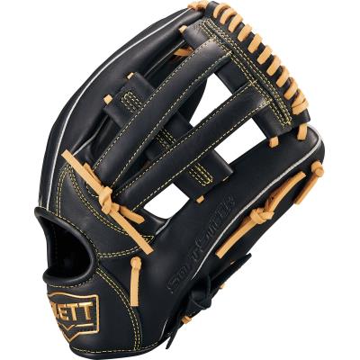ゼット 一般軟式グラブ オールラウンド用 ソフトステア 右投げ 軟式野球グローブ ブラック/パステルブラウン BRGB35540F-1932-LH|野球ZONE