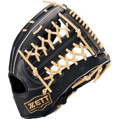 ゼット 一般軟式グラブ ウイニングロード オールラウンド用 右投げ 軟式野球グローブ ブラック/パステルブラウン BRGB33530F-1932-LH|野球ZONE