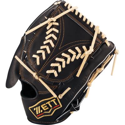 ゼット 一般軟式グラブ プロステイタス 22 投手用 右投げ 軟式野球グローブ ブラック/パステルブラウン BRGB30271G-1932-LH|野球ZONE