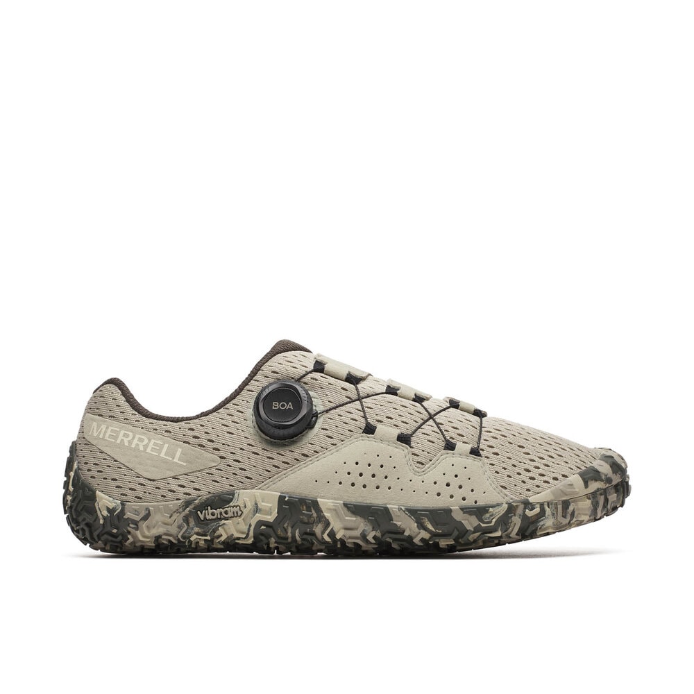 【国内正規品】2025年秋冬 新色 メレル ベイパーグローブ6 ボア メンズ ベアフットシューズ トレーニングシューズ M068599|ランニングシューズZONE