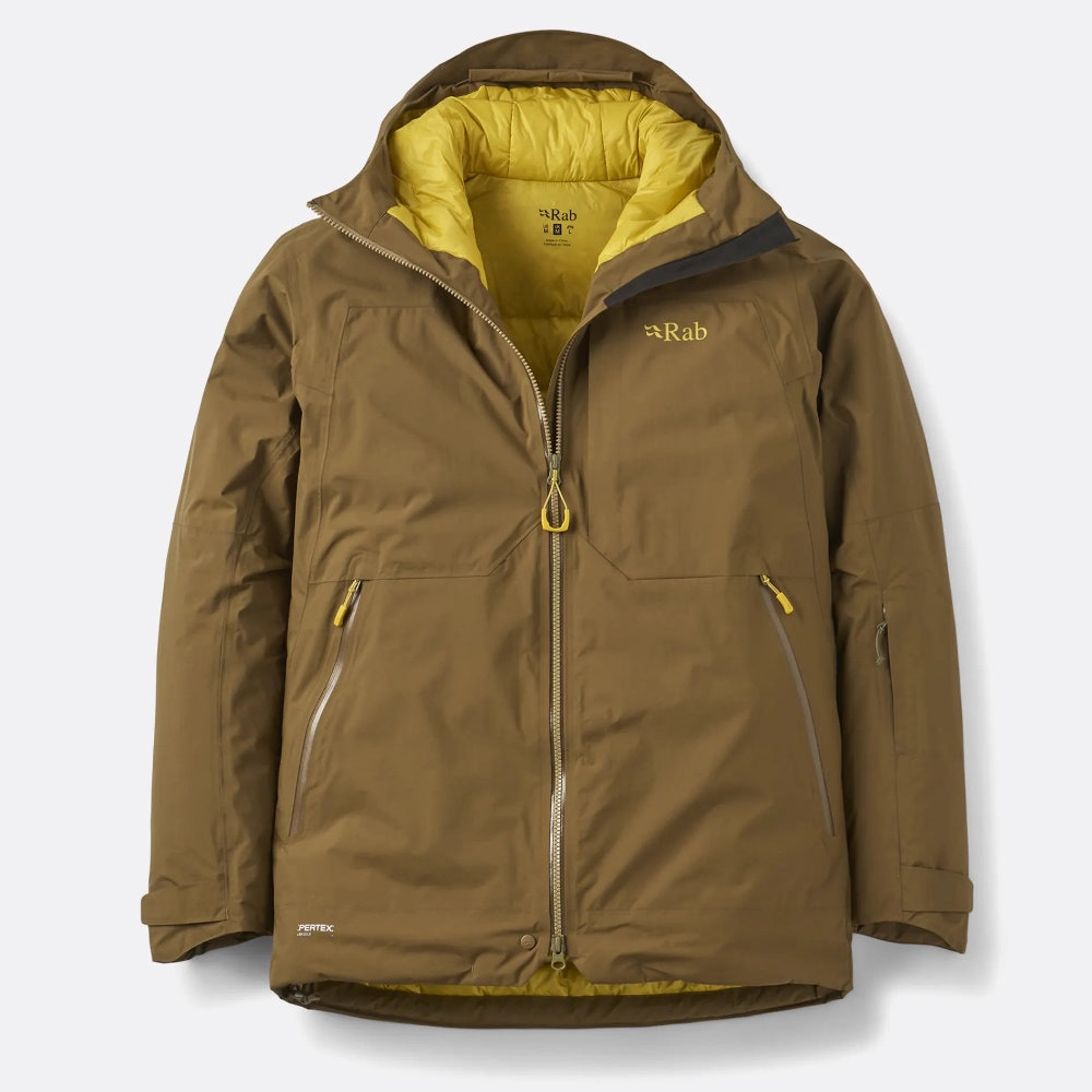 Rab ラブ ダウンジャケット メンズ Optical Waterproof Down Jacket