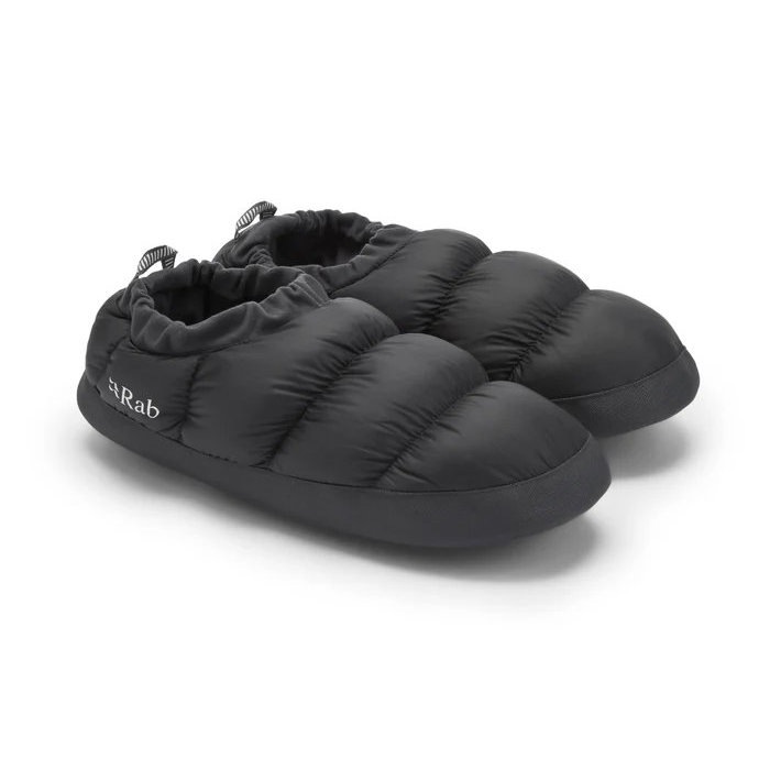 Rab ラブ ダウンスリッパ Down Hut Slipper メンズ レディース Black QAJ03-BLK|アウトドアZONE