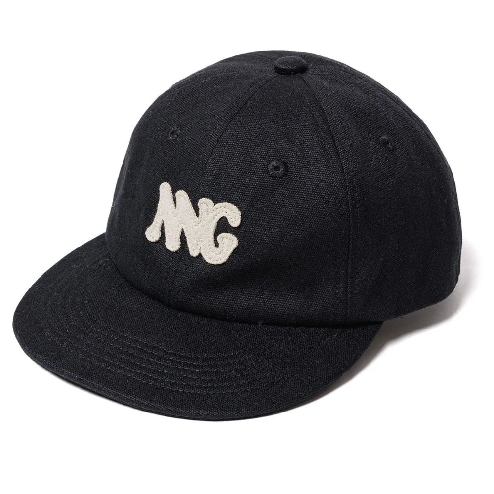 ナンガ キャップ キャンバス NNGロゴキャップ ブラック N2502-3A204A-BLK|キャップZONE