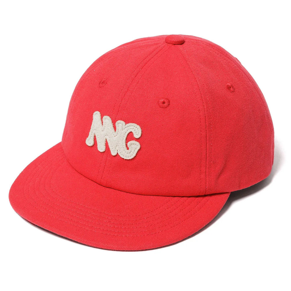 ナンガ キャップ キャンバス NNGロゴキャップ レッド N2502-3A204A-RED|キャップZONE