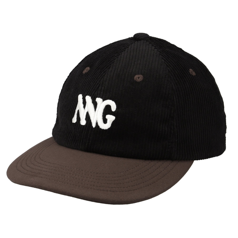 ナンガ キャップ コーデュロイ NNGロゴ キャップ ブラック N2532-3A057Z-BLK|キャップZONE