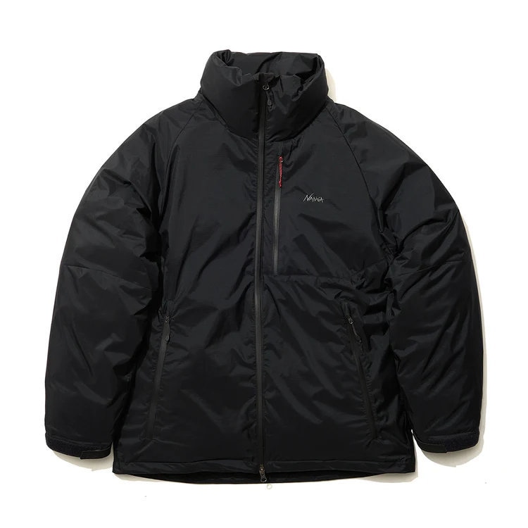 ナンガ オーロラテックス スタンドカラーダウンジャケット メンズ ブラック ND2441-1A002-BLK|アウトドアZONE