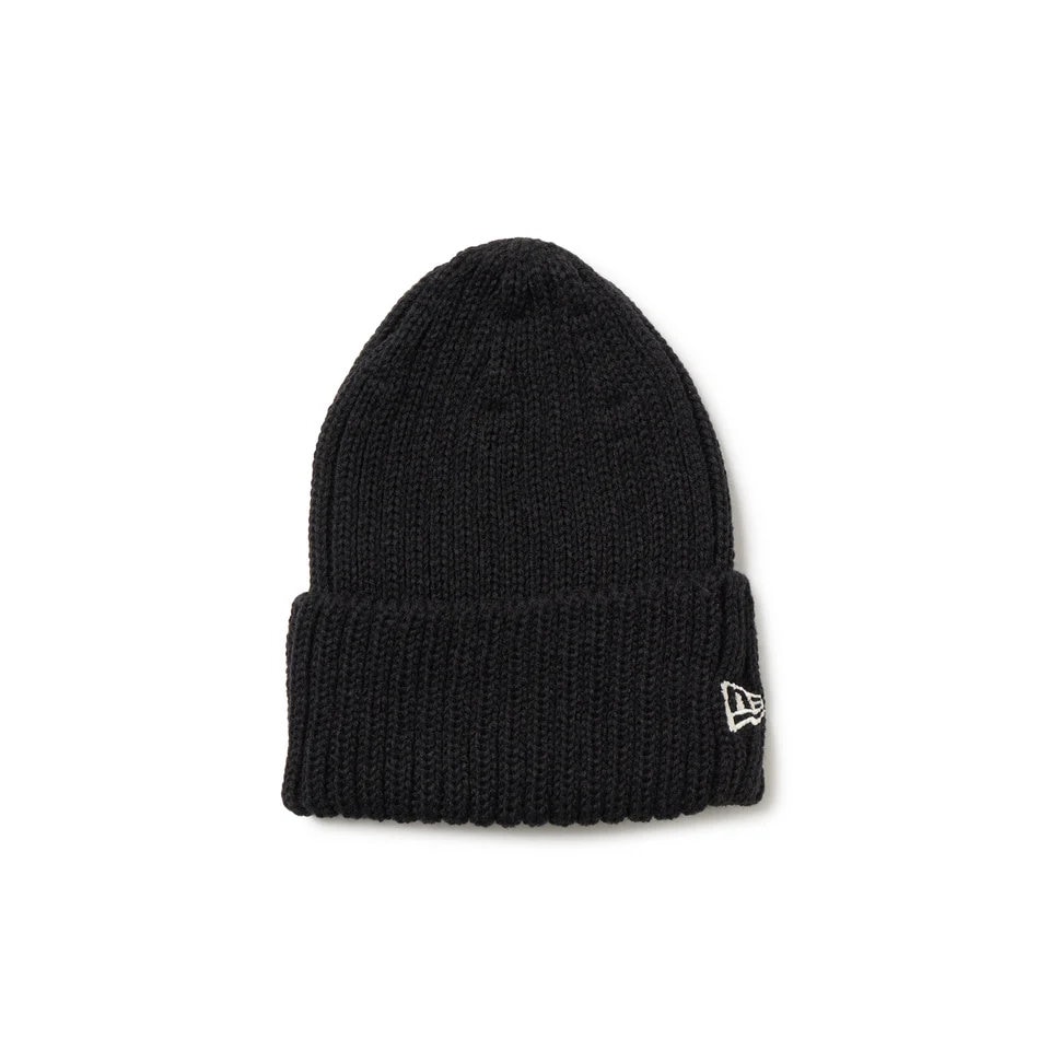 NEW ERA ニューエラ ビーニー ベーシック カフニット ホールガーメント ブラック 14670039