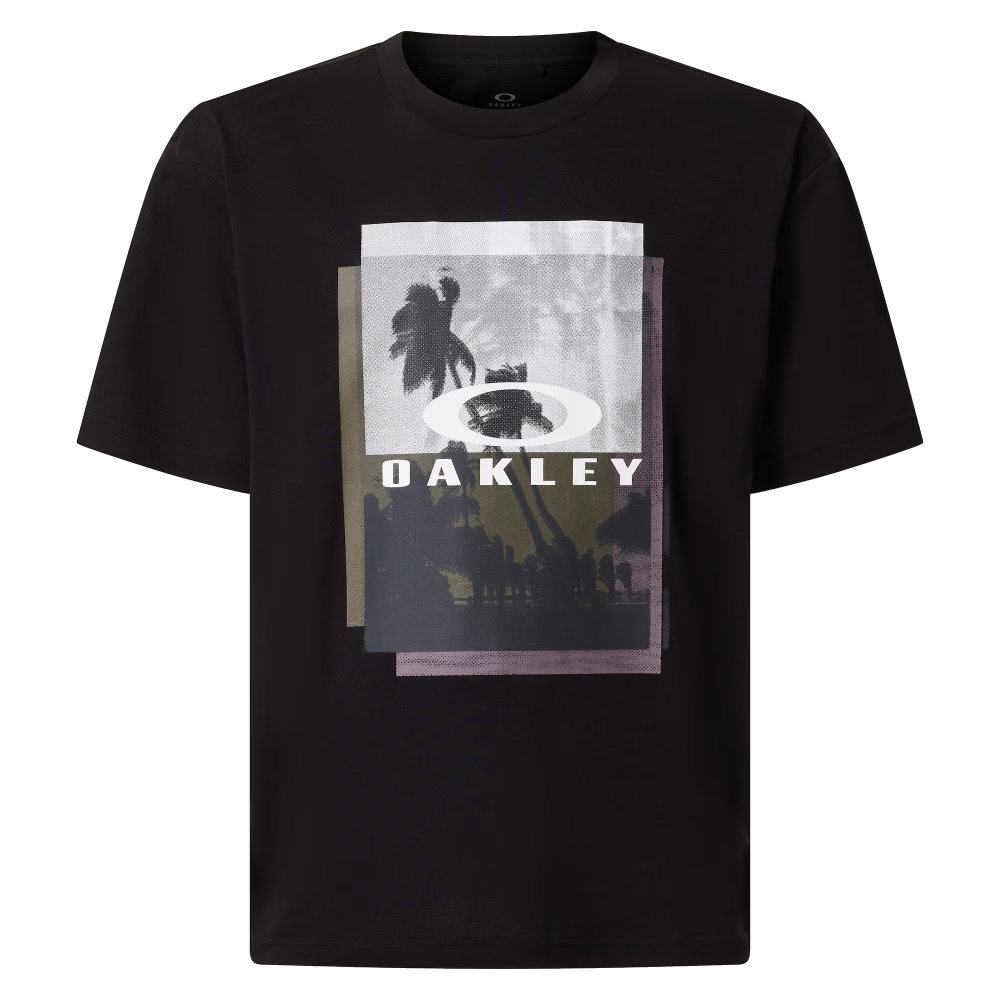 OAKLEY オークリー Tシャツ 半袖 メンズ 吸汗速乾 UVカット Enhance Qdc SS Tee Sunset 4.0 FOA407662-02E
